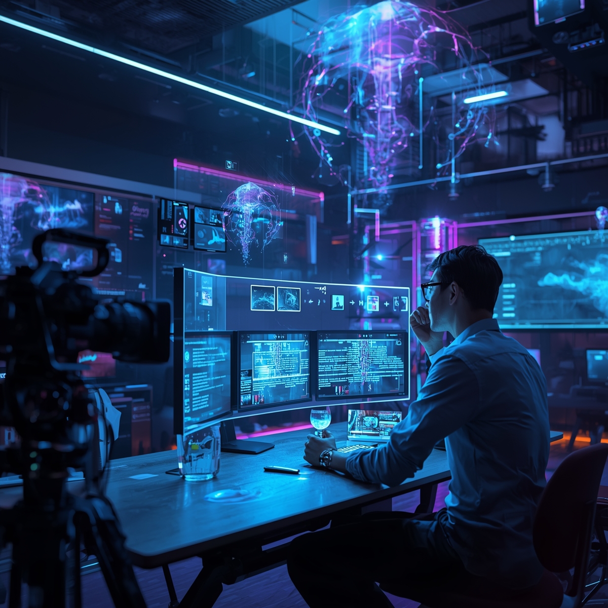 آموزش ساخت فیلم با هوش مصنوعی | آموزشگاه فراهوش